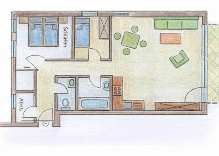 Appartamento Strandresidenz Juliusruh 4 Breege